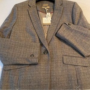 NWT Talbots wool blend blazer size 16